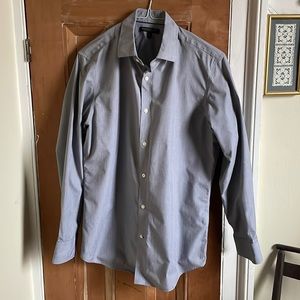 Banana republic M non-iron slim fit blue shirt